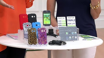 Samsung Galaxy Prepaid Android Tracfone with 1200 Minutes Text, Data with Rachel Boesing