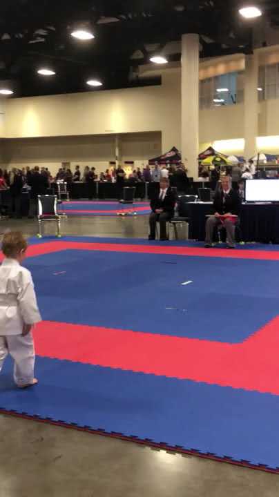 AAU Gold Medal National Champion Kata Age 5 years Old
