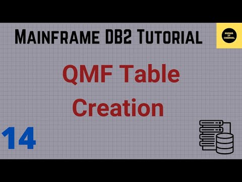 SQL Table Creation Using QMF - Mainframe DB2 Practical Tutorial - Part 14