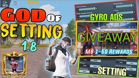 New Update 1.8.0 !! Best Sensitivity CODE + Control Setting PUBG Mobile | BGMI After Update 1.8.0