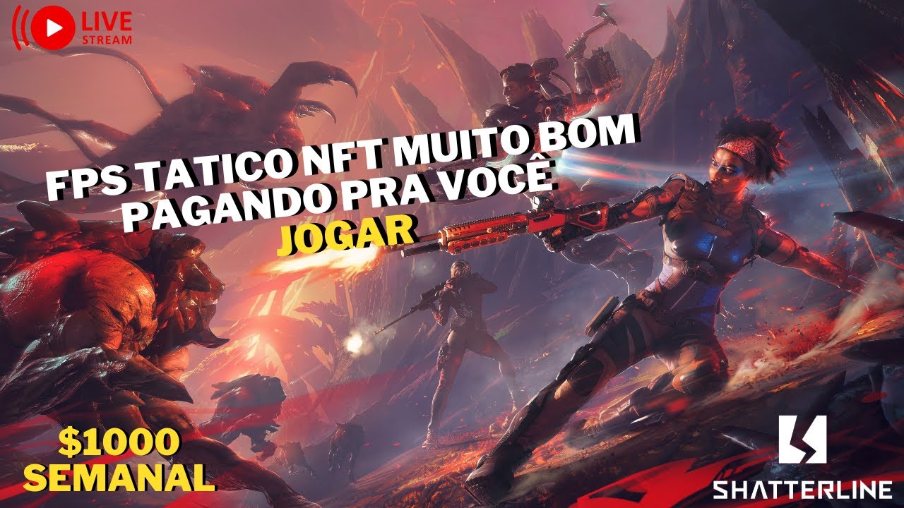 FPS tatico NFT pagando pra você jogar - Shatterline