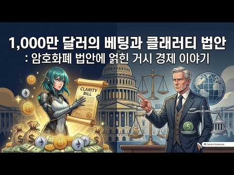 1,000만 달러의 베팅과 클래러티 법안: 암호화폐 법안에 얽힌 거시 경제 이야기