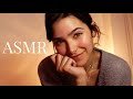 ASMR Tucking You In Fire Crackling Skin Care Soft Sounds Ear Brushing Hair Play