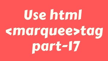 Web Design Beginners Course 2019 Bangla HTML5 Part 17