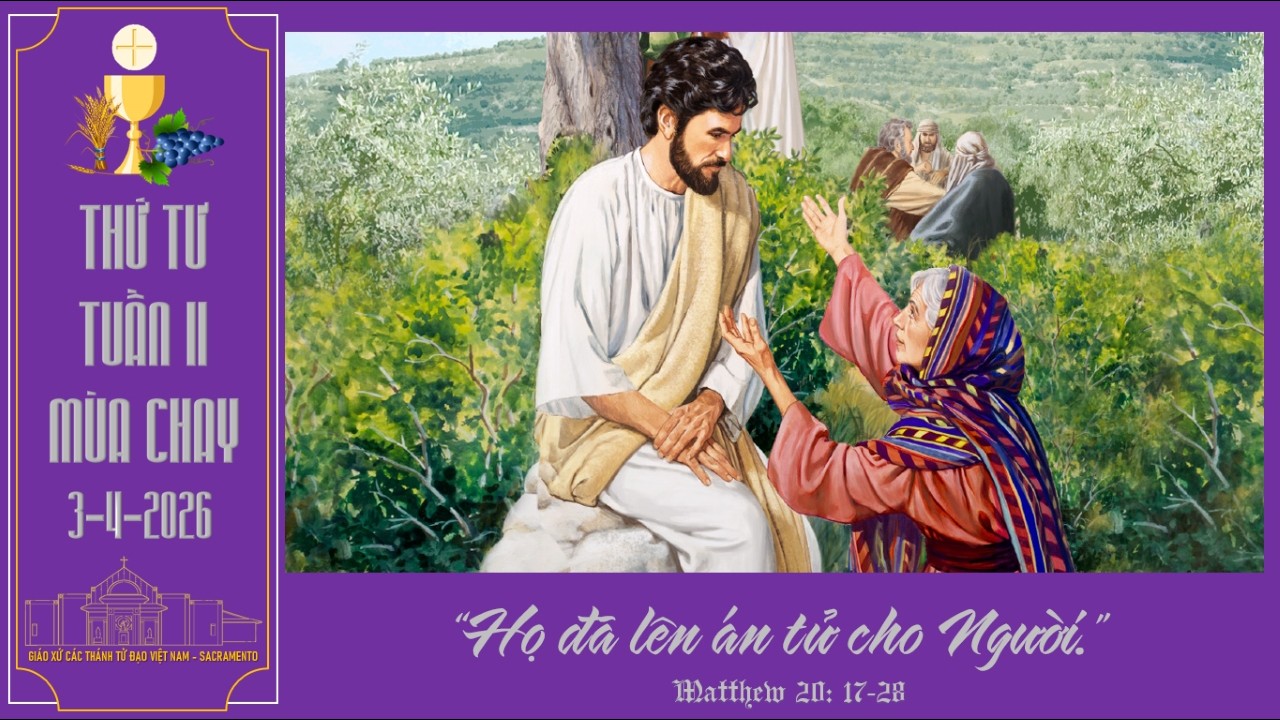 🔴Thánh Lễ  Trực Tuyến: Thứ Tư 3-4-2026 |  DÀNH CHO BỆNH NHÂN.