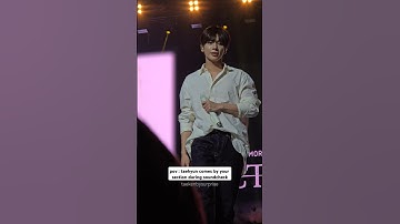 when a kpop idol comes by your section during soundcheck taehyun edition  | txt act: promise in la