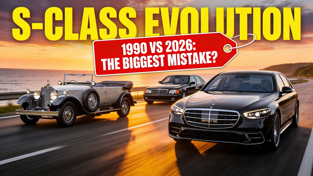Mercedes S-Class full Evolution (1924-2026)