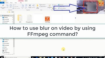 FFmpeg command to Blur Video on particular location