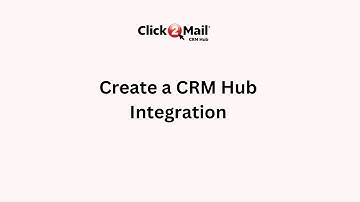 Create a CRM Hub Integration