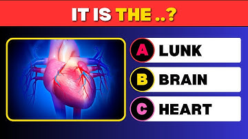 Human Body Quiz | Test Your Knowledge in 3 Seconds!