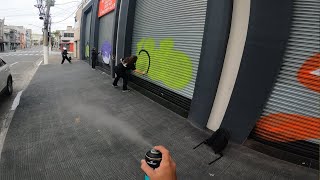 Graffiti  Bombing and throwups Ft. @PROSA.GRAFFITI