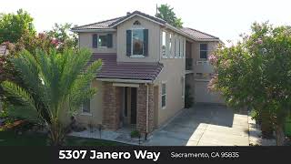 Sacramento Home for Sale Video Tour - 5307 Janero Way, Sacramento, CA 95835.