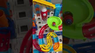 ASMR MARBLE RUSH! CORKSCREW RUSH SET and double loop coaster