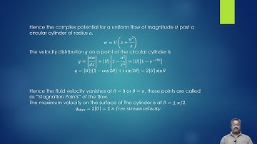 Liquid Streaming Past a Fixed Circular Cylinder