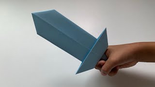 Espada De Origami - Como Fazer Uma Espada De Papel Fácil e Simples