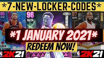 NBA 2K21 Locker Codes | Locker Codes 2K21 | 7 My Team Locker Codes| 2K21 Locker Codes | Next Gen