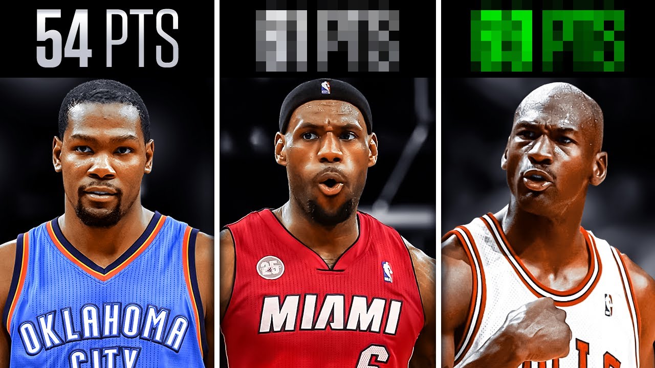 Highest Scoring Games Of The Greatest Nba Players Youtube