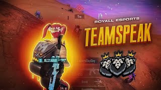 TEAMSPEAK ROYALL ESPORTS | PUBG MOBILE | IPHONE 11