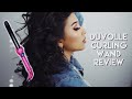 QUICK CURLY HAIR TUTORIAL FOR STRAIGHT HAIR | DUVOLLE  REVIEW + DEMO | Monika Zamudio