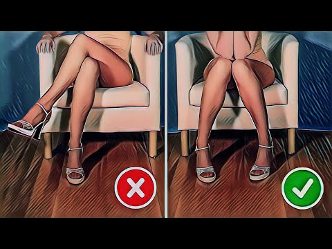 Video: Apakah yang dimaksudkan jika seorang gadis menyilangkan kakinya?