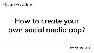 How to create your own social media app? - Lesson 13