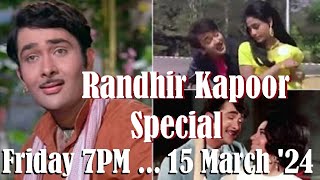 Best of songs filmed on 'Randhir Kapoor' - by Sudeep Mukerji #kishorekumar #live #livemusic #songs