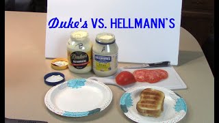 Duke's vs. Hellmann's Mayonnaise Taste Test
