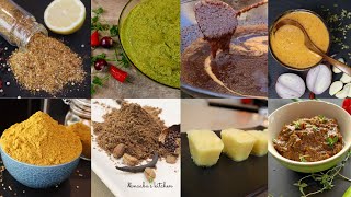 8 Essential Spices, Fresh Herbs &amp; Blend Mix, and Sauces HACKS revealed! Nanaaba&#39;s Kitchen - Part 1
