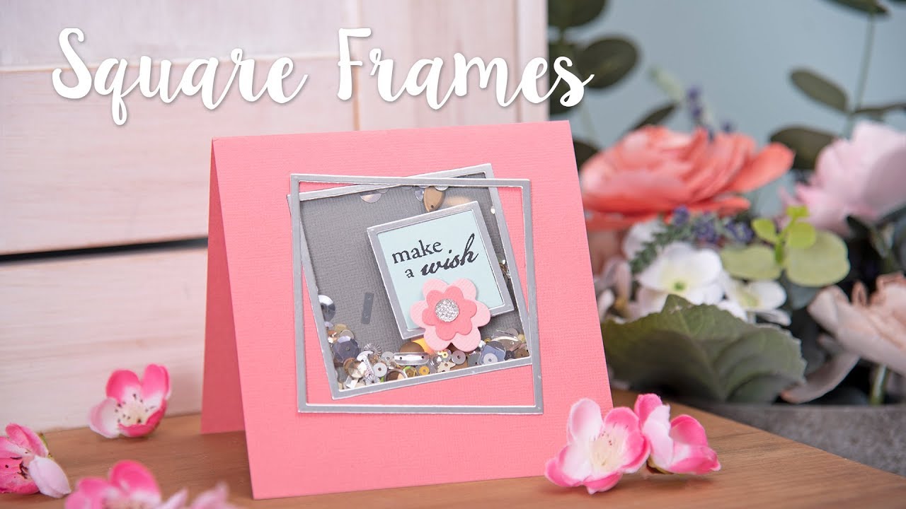How to Make a Shaker Card - Sizzix - YouTube