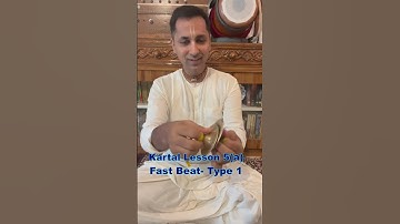 Easy Kartal Lesson 5.a (English) - Fast Beat Type 1.     #bhajan #kirtan #kartal #iskcon #ajgdk