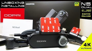 DDPAI N5 Dual Unbox and Install V205