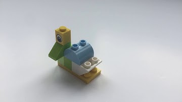 How to build Lego A Micro Lego duck video tutorial
