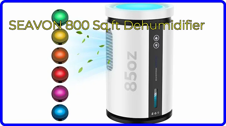 REVIEW (2025): SEAVON 800 Sq.ft Dehumidifier. ESSENTIAL details.