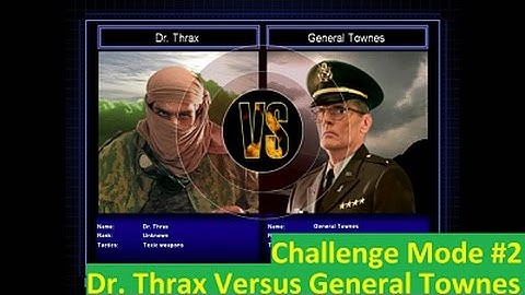 C&C Generals: Zero Hour - Challenge Mode #2, Hard Difficulty, Dr. Thrax