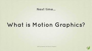 Introduction to Motion Graphics: Introduction