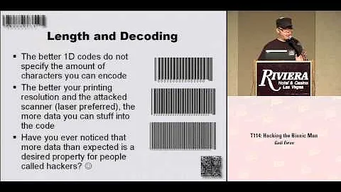 DEFCON 16: Toying with Barcodes
