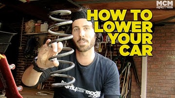 How To Install Lowered Springs