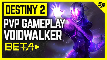Destiny 2 BETA - Voidwalker PVP Control Gameplay!