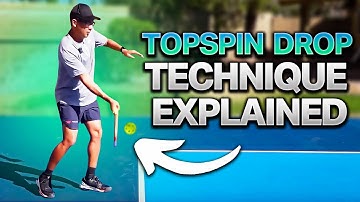 How to Hit Topspin Drops in Pickleball (FAST RESULTS)