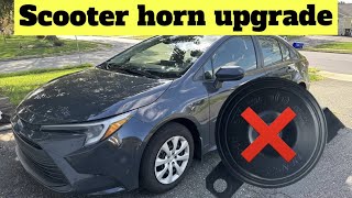 Horn Upgrade on Toyota Corolla