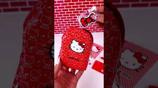 HELLO KITTY Mini Backpack & Stationary Unboxing! Satisfying Video ASMR #hellokitty #asmr #shorts
