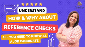 REFERENCE Check EXPLAINED - What is done During Reference Check for NEW HIRES