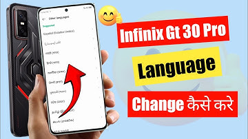 Infinix gt 30 pro 5g language change kaise kare | how to change bhasha in infinix gt 30 pro