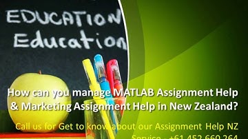 MATLAB Assignment Help in New Zealand