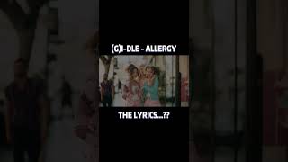 ALLERGY BY (G)I-DLE IS SO GOOD ❤ #allergy #gidle #queencard Resimi