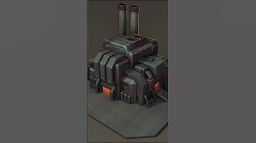 Here’s how we turned the concept art of the base into the 3D model for the game. Links in bio #vr