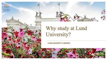 Why study at Lund University? (Study at Lund University | Part 1)