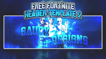 🦋 FREE FORTNITE HEADER TEMPLATE! *EASY TO EDIT* #2