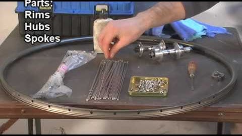 How to build a bicycle wheel - Part 1 36 Spoke