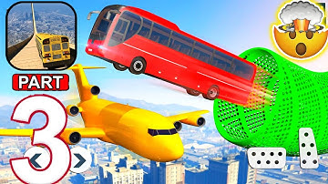 Bus Stunt Games: 3D Bus Simulator - Gameplay Walkthrough, Mega Bus Ramp (iOS, Android) | Part 03